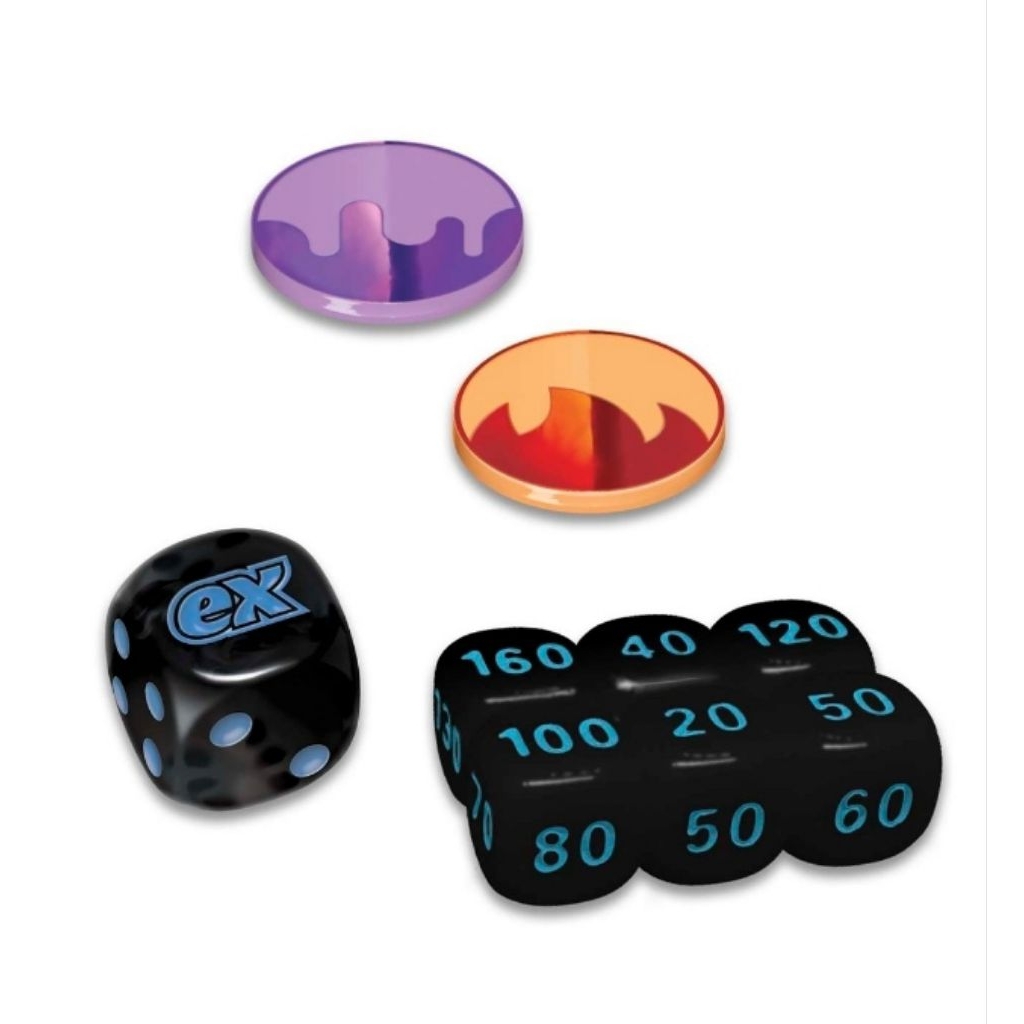Dice & Coins from Black Bolt ETB (เหรียญและเต๋าเลือด) - BLK EN