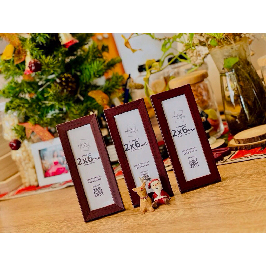 กรอบรูปมินิมอล ขนาด 2×6 นิ้ว •MJMARTINTH FRAME•MINIMAL PHOTO FRAME