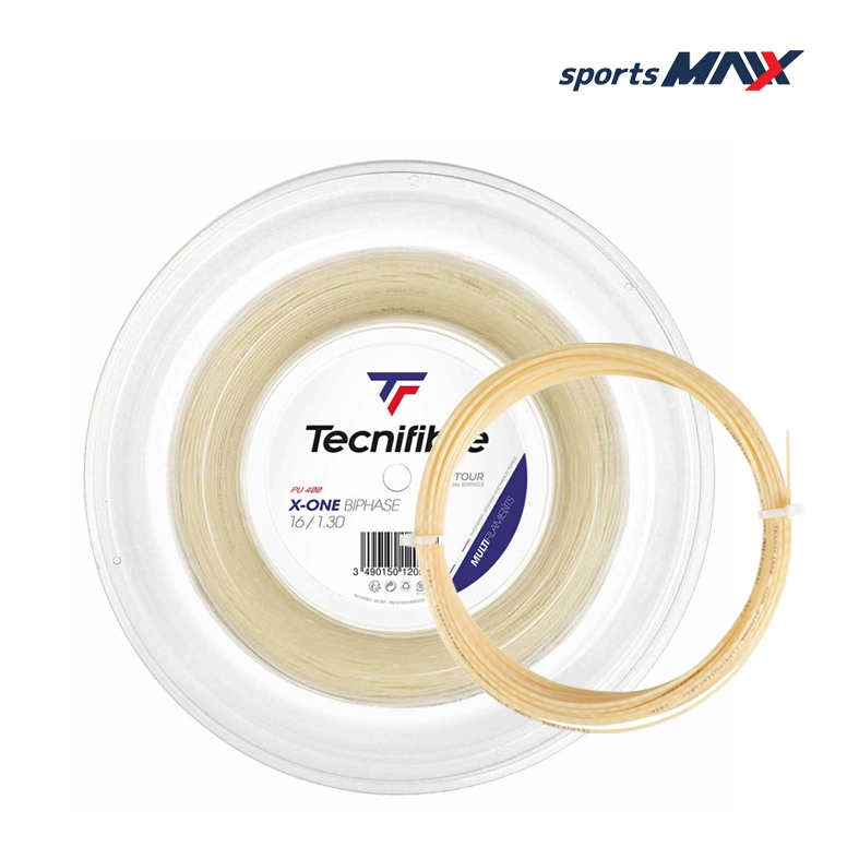 (ตัดแบ่งจากม้วนใหญ่) เอ็นเทนนิส Tecnifibre X ONE BIPHASE นุ่มเด้ง ช่วยผ่อนแรง