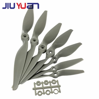 JIUYUAN 2Pcs ใบพัดไฟเบอร์ 7นิ้ว 8นิ้ว 9นิ้ว 10นิ้ว 11นิ้ว 12นิ้ว ใบพัด Fiber ใบพัดเครื่องบิน บังคับ