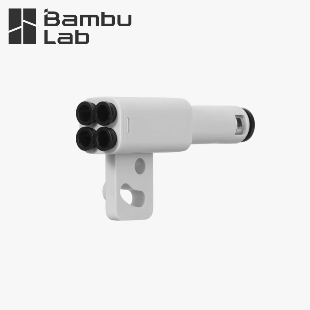 Bambu 4in1 PTFE Adapter พอร์ตต่อท่อวัสดุ [ใช้สำหรับซีรีส์  X1 / P1 / H2D ] FAZ013 - N
