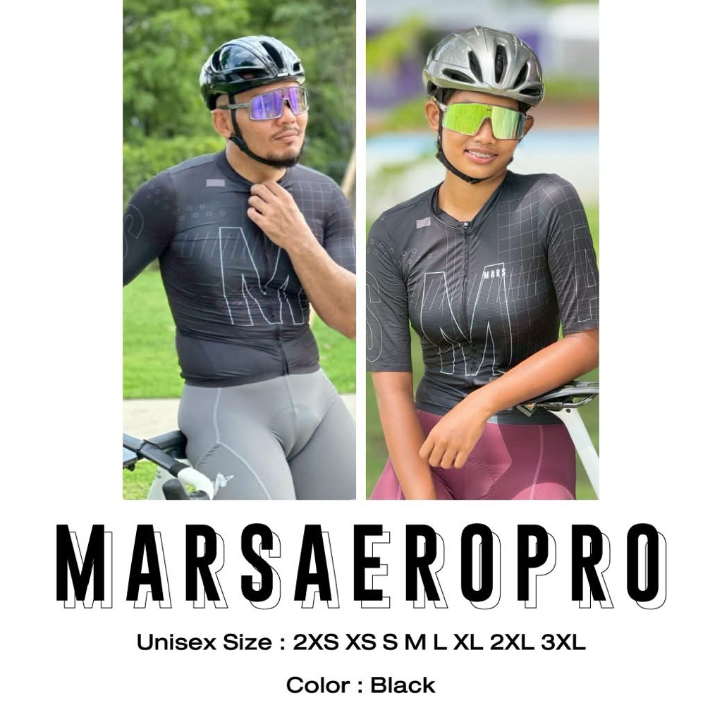 เสื้อปั่นจักรยาน Mars Aero Pro มีทั้งแขนสั้น และแขนยาว เนื้อผ้า Aero fabric