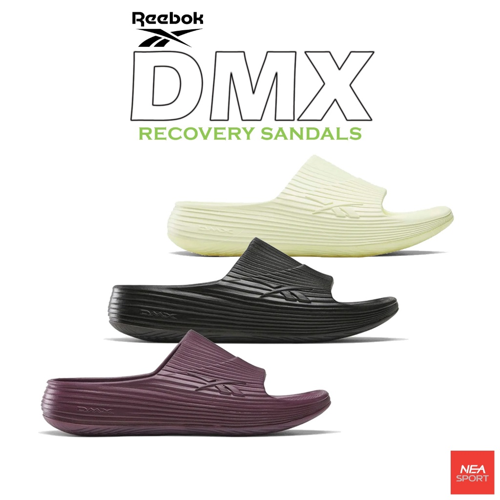 [นุ่มมาก ไม่ลื่น NEA การันตี] REEBOK DMX Recovery Unisex Sandals รองเท้าแตะ ได้ทั้งชายและหญิง