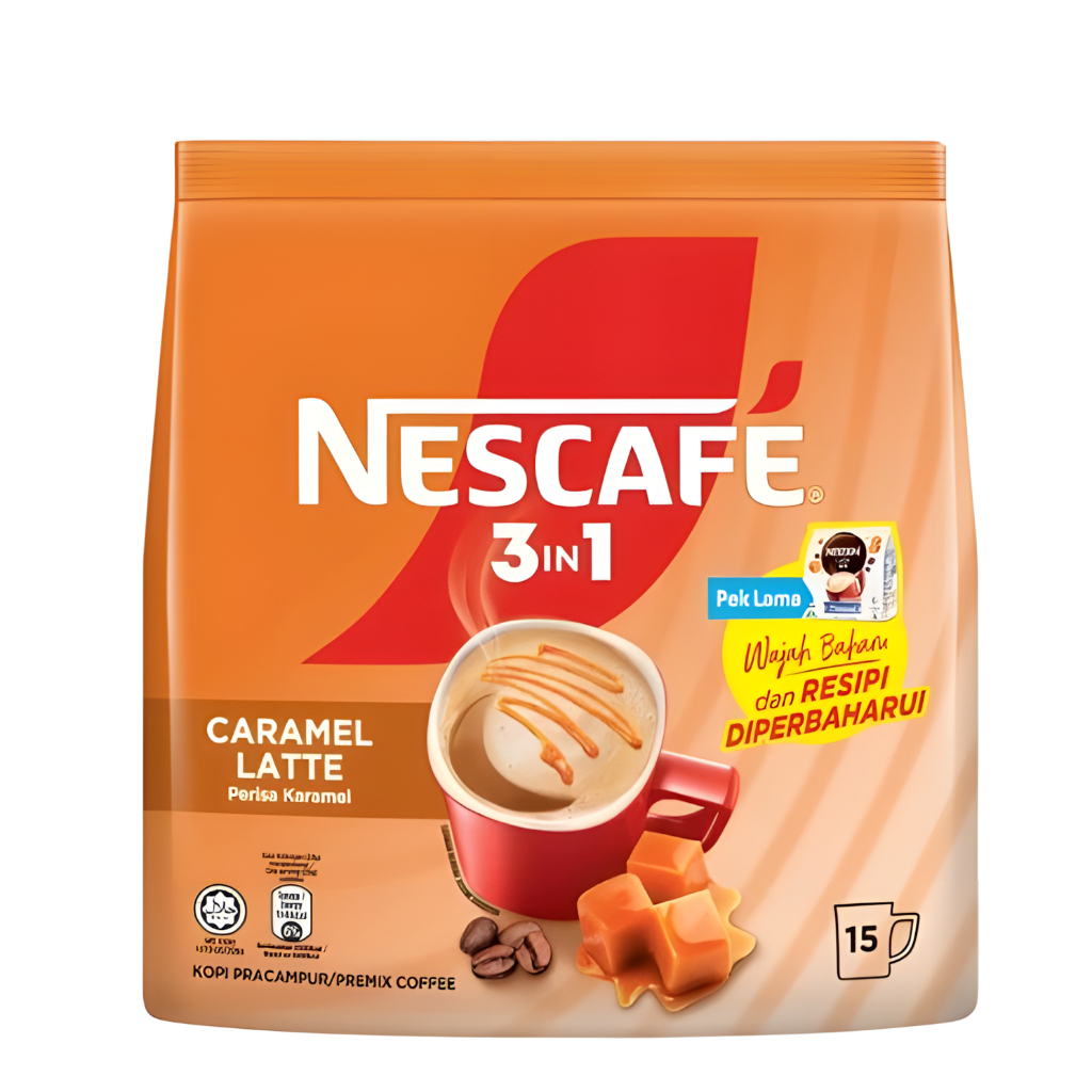 Nescafe Latte 3in1 เนสกาแฟ ลาเต้ คาราเมล ลาเต้