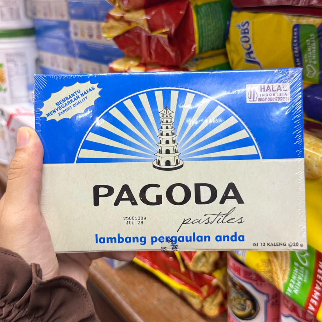 PAGODA ลูกอมสมุนไพร รสมิ้นต์ EXP 2028/6