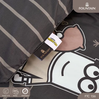Fountain FTC156 การ์ตูน Minions ลิขสิทธิ์แท้ Universal สัมผัสนุ่มลื่น ชุดเครื่องนอนฟาวน์เทน ผ้าปูที่นอน ผ้านวม