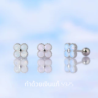 MEET💕ต่างหูเงิน Girly heart ต่างหูเพชร ต่างหูเก๋ๆ ต่างหูแฟชั่น ตุ้มหูเงินแท้ ต่างหูผู้หญิง ต่างหู