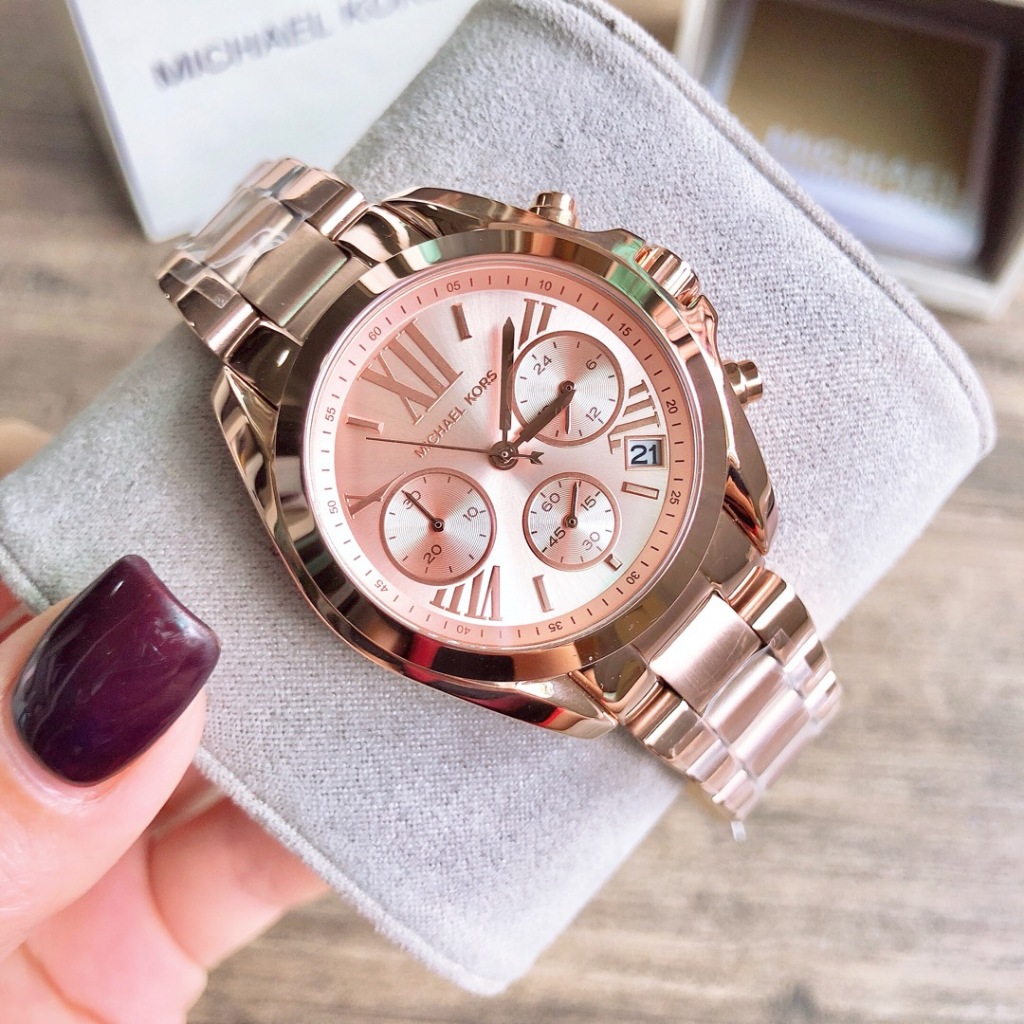 Michael Kors Bradshaw Rose Gold MK5799 36mm Wrist Watch for Women MK6066 MK5798 MK6174