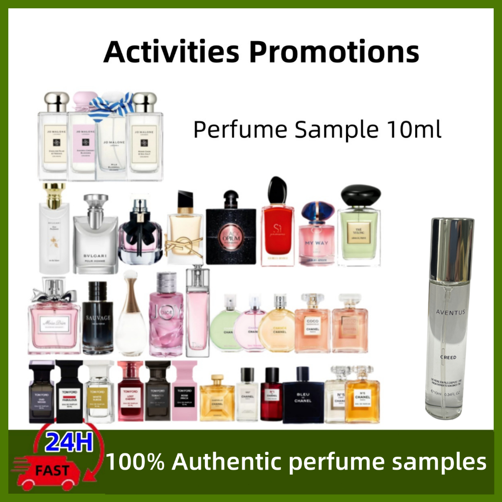 น้ำหอม Creed/Tom Ford Fabulous#Pour Homme#Aventus#Wood Sage & Sea salt EDP/EDT Perfume 10ml