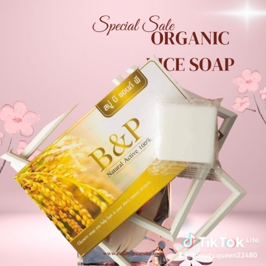 B&P NATURAL ORGANIC SOAP 100% FOR FACIAL CLEANSER