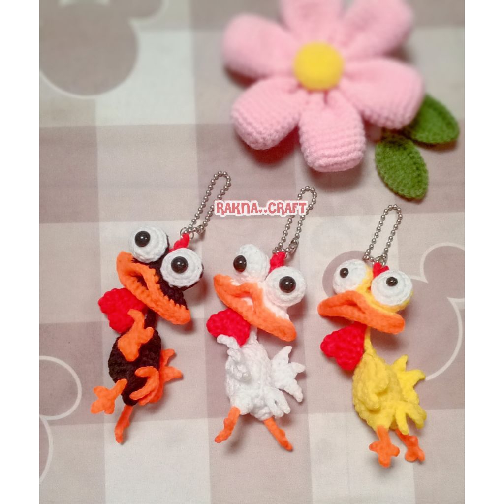 พวงกุญแจน้องไก่ ที่ห้อยโทรศัพท์
