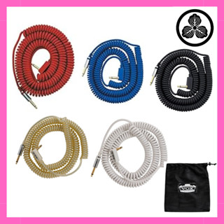 VOX 9m Coil Cable for Guitar & Bass (Multiple Colors) VCC90
