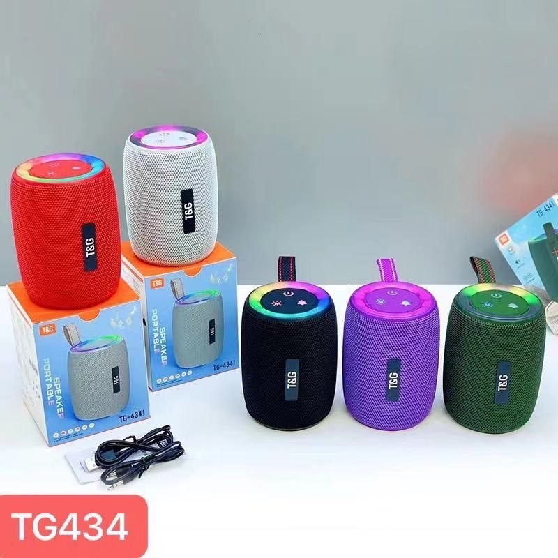 ลำโพงบลูทูธ TG-434 รองรับ USB TF ลำโพงแบบพกพา เสียงดี มีให้เลือก4สี มีสายหิ้วพกง่าย ลำโพงบลูทูธ ไร้ส