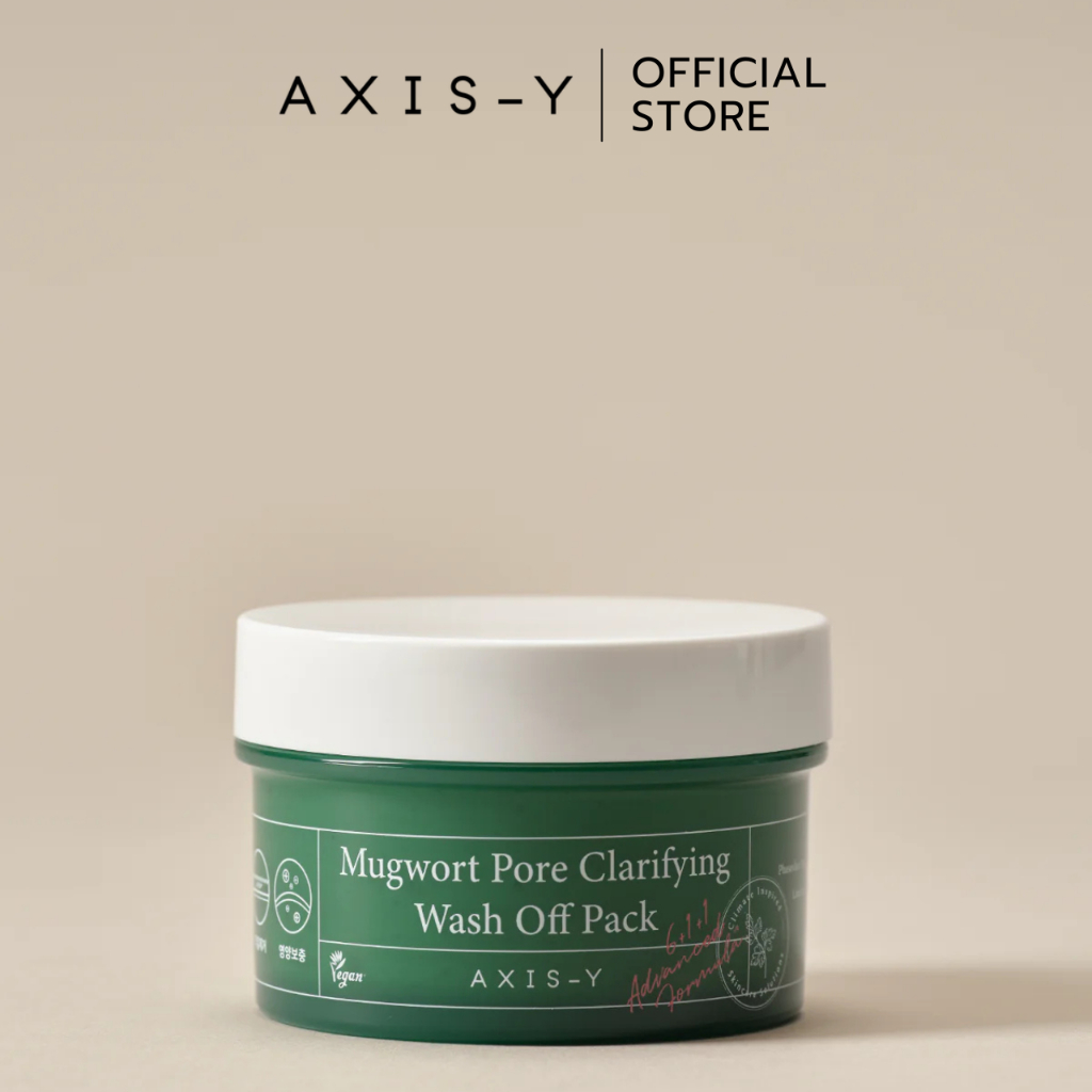 AXIS-Y Mugwort Pore Clarifying Wash Off Pack มักเวิร์ด พอร์ คลาริฟายอิ้ง วอช ออฟ แพ็ค