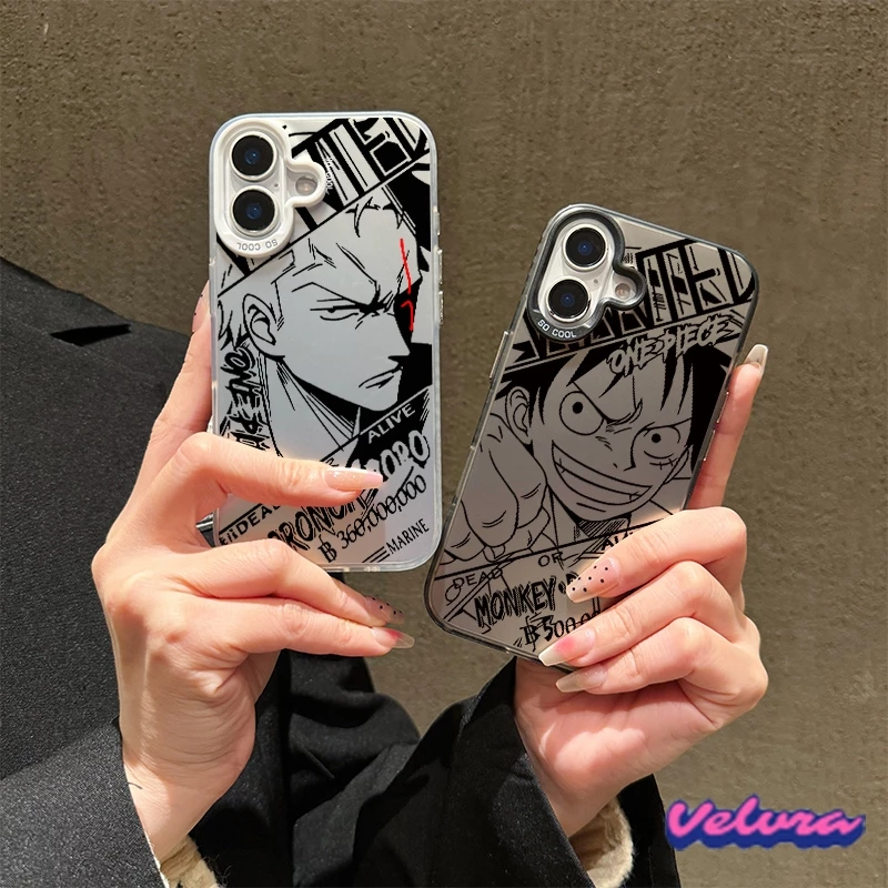 One Piece แฟชั่นแอนิเมชั่น เคสโทรศัพท์ For iPhone 17 13 15 11 14 12 Pro Max 7Plus 8 14 7Plus 15 Plus XS X Max แนวโน้มเคส