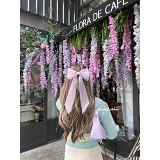 โบว์เจ้าหญิงชีฟอง12สี โบว์สีฟ้า โบว์วันแม่🎀 ‼️พร้อมส่งจากไทย💚 🇹🇭