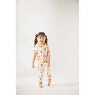 ชุดนอนเด็กเล็กใยไผ่ -เซทแขนสั้น Short Sleeve Set ลาย Cookie …