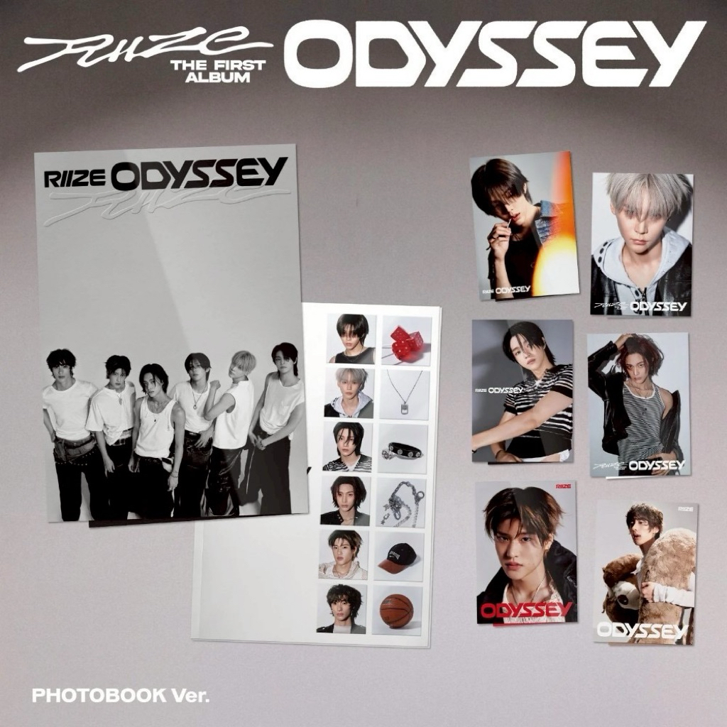 พร้อมส่ง — RIIZE (라이즈) : 1st Full Album [ODYSSEY] Photobook Ver. เลือกปกได้