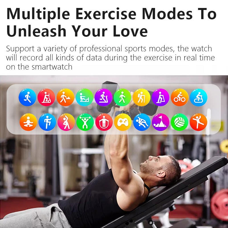 Aolon GTS 1.83 นิ้ว สมาร์ทวอทช์ นาฬิกาวิ่ง โหมดกีฬามากกว่า 100 แบบ แคลอรี่ แคลอรี่ การนับก้าว ความดันโล Amazfit เมนูไทย - รูปที่ 5