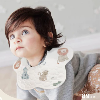 PAPA BABY ผ้ากันเปื้อน ซับน้ำลาย รุ่น ST319/ST319A/CHOTD057-058-059 ผ้าซับน้ำลายเด็ก เนื้อผ้า cotton