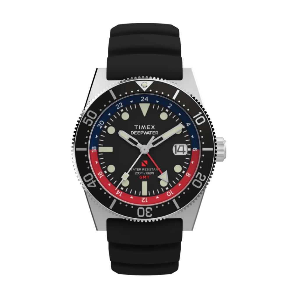 Timex TW2W75000 DEEPWATER REEF 200 GMT 41mm  นาฬิกา นาฬิกาข้อมือ นาฬิกาข้อมือผู้ชาย