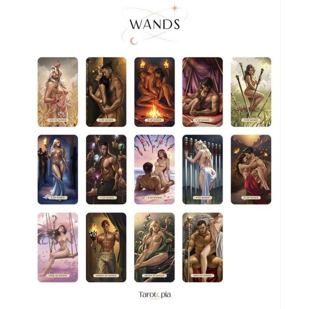 The Love and Lust Tarot ไพ่ยิปซีแท้แนวอีโรติค ไพ่ทาโร่ต์ รูปที่ 6