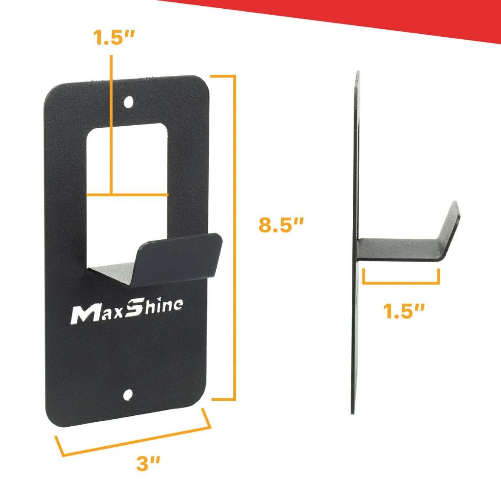 MAXSHINE High Pressure Spray Gun Holder ที่แขวนปืนฉีดน้ำแรง แบบติดผนัง เหล็กหนาแข็งแรงกันสนิมอย่างดี - รูปที่ 6