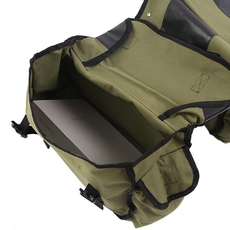 กระเป๋าข้างมอเตอร์ไซค์ กระเป๋าติดเบาะรถมอไซค์ กระจาดจักรยาน กระเป๋าอาน กันน้ำ ผ้าใบคุณภาพสูง ความจุขนาดใหญ่ - รูปที่ 6