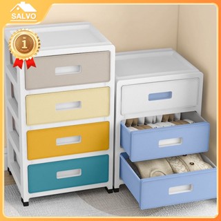 SALVO ลิ้นชัก ลิ้นชักเก็บของ 6/5/4/3ชั้น ลิ้นชักใส่ของ สีสลั…