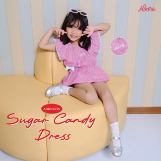 ADORE2112 AOG10035 : SUGAR CANDY DRESS เดรสเด็กผู้หญิง ชุดเด…