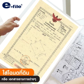 แฟ้ม แฟ้มสะสมผลงาน แบบใส Portfolio Holder ขนาด A2 และ A3 แบนด์ e-file แบนด์ Isomars และ Seikai (ราคาต่อ 1 เล่ม)