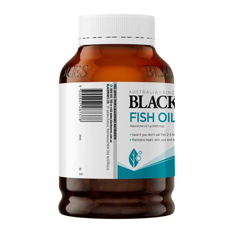 Blackmores Fish Oil จำนวน 400 เม็ด สนับสนุนสมอง,หลอดโลหิต,หัวใจ,ความคิด ความจำ การเรียนรู้ - รูปที่ 2