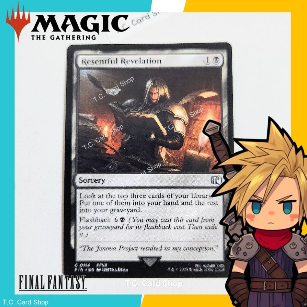 Resentful Revelation - C0114 FFVII -  Final Fantasy -  Magic the Gathering (MTG)