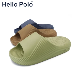 Hello Polo รองเท้าแตะผู้หญิง สลิปเปอร์นุ่มๆ เบาสบาย กันลื่นและทนทาน ลายอุ้งเท้าแมว รองเท้านิ่มเหมือนเหยียบอึ HP8014