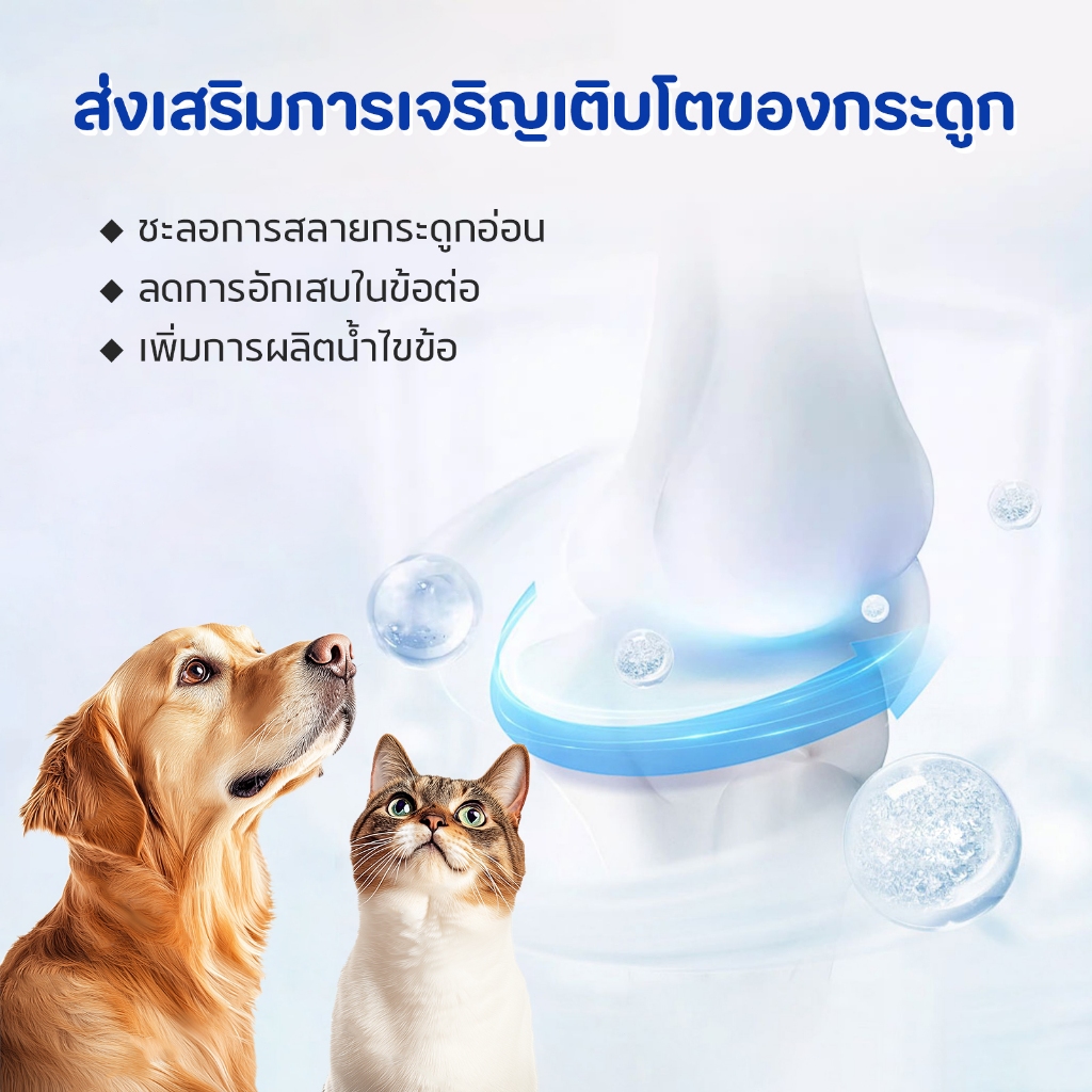 อาหารเสริมน้ำมันปลาสำหรับสัตว์เลี้ยง พรีเมี่ยมน้ำมันปลาสำหรับสัตว์เลี้ยงบำรุงขนผิวหนังและข้อต่อ - รูปที่ 4