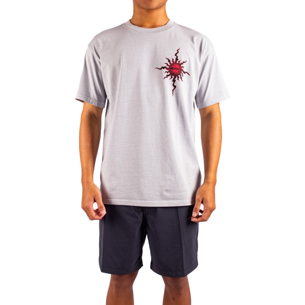 QUIKSILVER เสื้อยืดผู้ชาย Mens Solaris Short Sleeve T-Shirt-Grey 252 UQYZT05654-SFB0