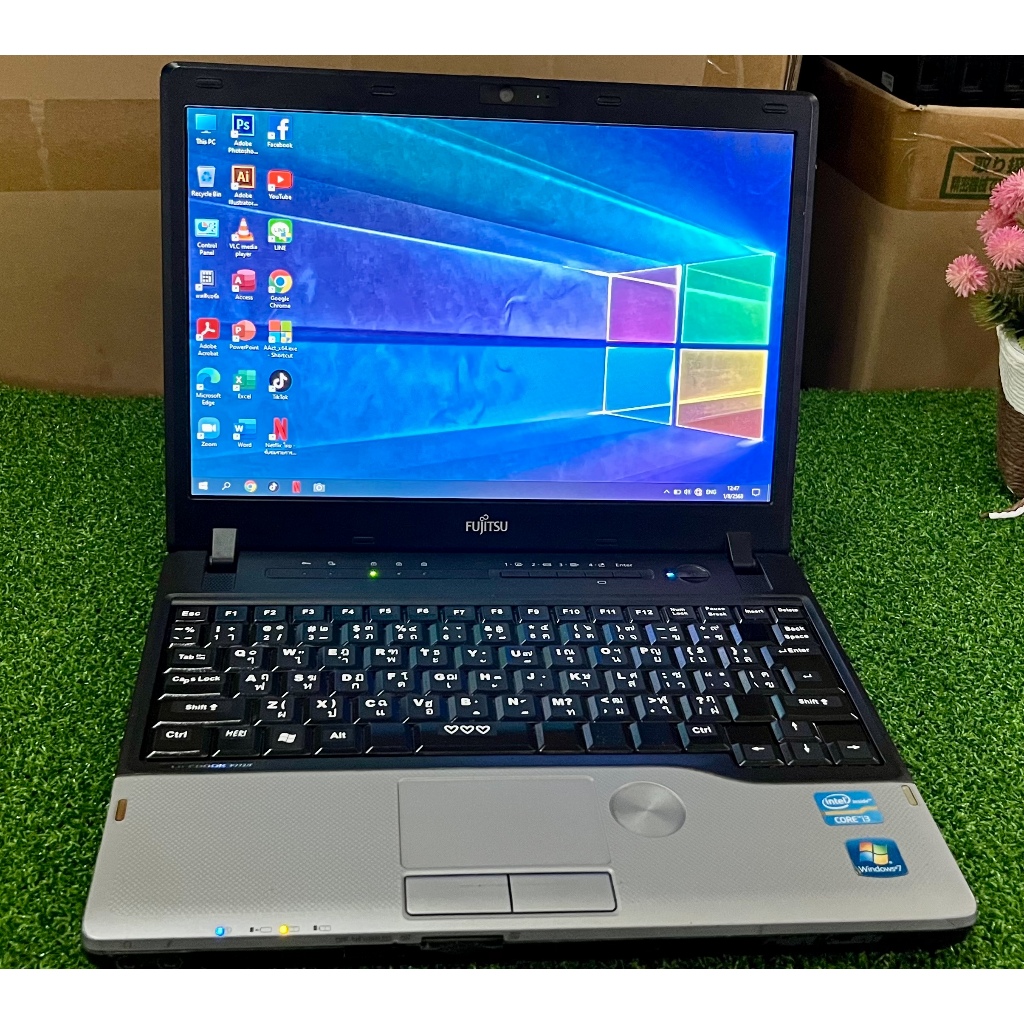 โน๊ตบุ๊ค Fujitsu P772/ f  lnte (R) Core (TM) i3 -3110 M  2.40 ghz 2.40 ghz ขนาดหน้าจอ 12.5 นิ้ว
