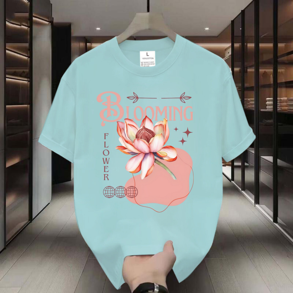 เสื้อยืดสกรีนลาย คอกลมแขนสั้น ผู้หญิงสกรีนลาย ผ้าCotton Premium ผ้านุ่มใส่สบายทรงสวย ลายฮิตติดกระแสQ2907