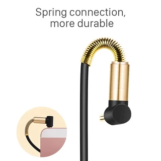 สายสัญญาณเสียง สาย Audio Cable สาย AUX3.5mm to 3.5 mm Audio Cable หัว 90 องศา ยาว 1 เมตร