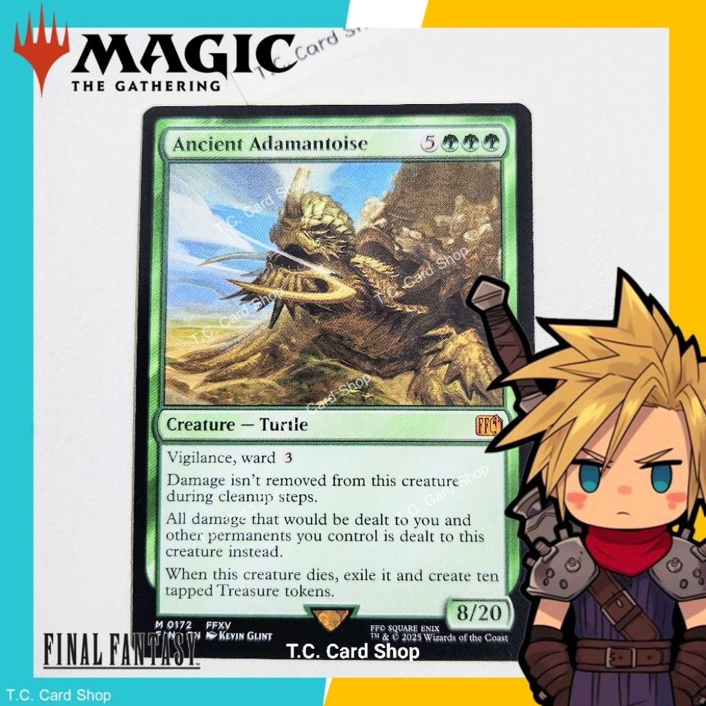 Ancient Adamantoise - M0172 FFXV (Mythic Rare) Goldstamp -  Final Fantasy -  Magic the Gathering (MT