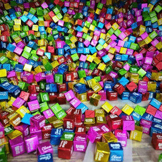 นมอัดเม็ด รูปสี่เหลี่ยมคละรส 2.5 กิโลกรัม