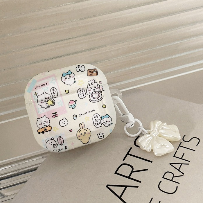 เคส AirPods 4 Pro2 Pro 3 2 1 Case  น่ารักสุด ๆ chiikawa กรณีปลอกสําหรับ AirPods 1/2 gen4 TPU เคสกันก