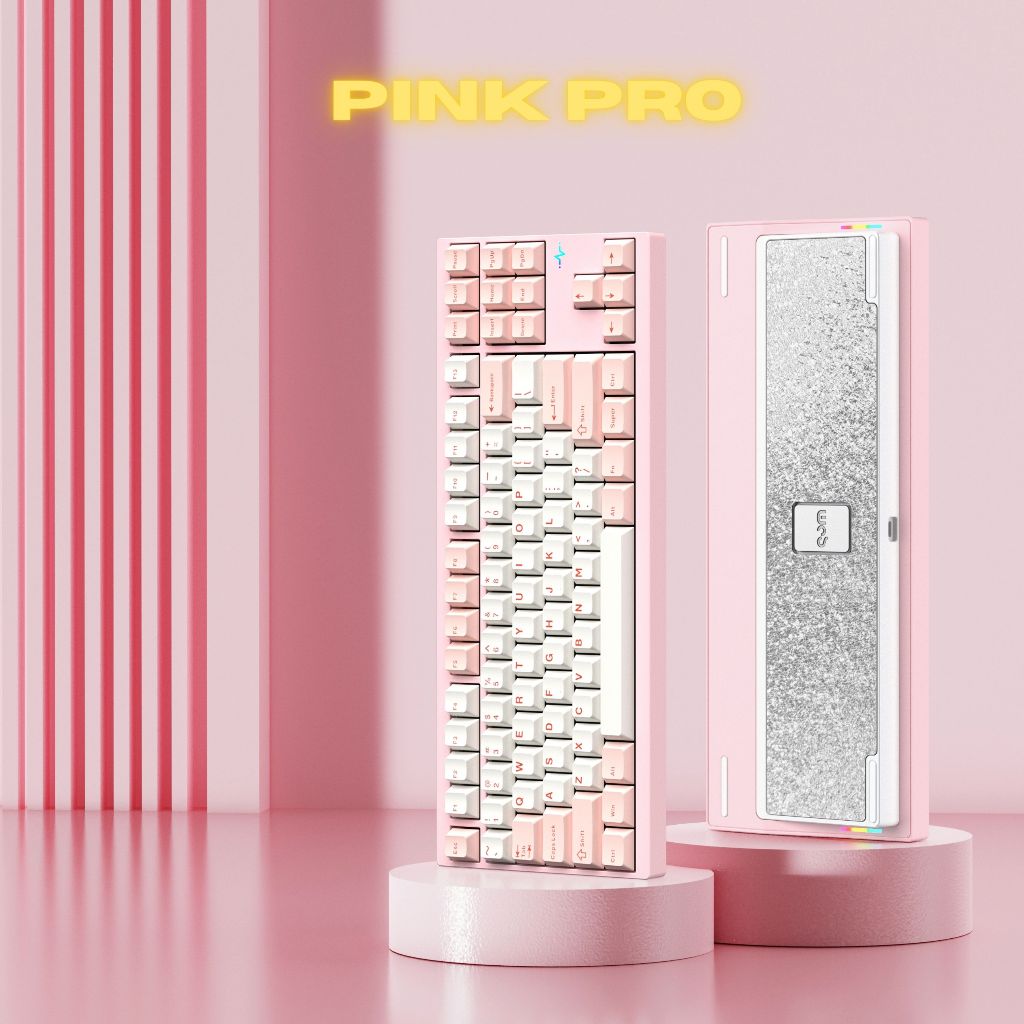 [โค้ดคุ้มลด20%] Crush80 Reboot Wobkey Aluminium คีย์บอร์ด 80% TKL Bluetooth Wireless Mechanical Keyboard Crush 80 รูปที่ 3