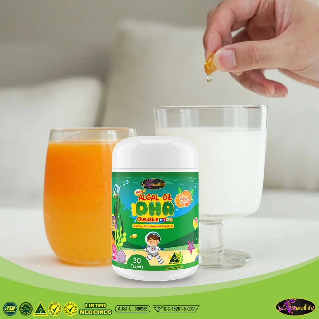 DHA algal oil auswellife ออสเวลไลฟ์ มี 30 และ 60 แคปซูล บำรุงสมอง สายตา ความจำดี เพิ่มสมาธิ กินเก่ง. thumbnail 9