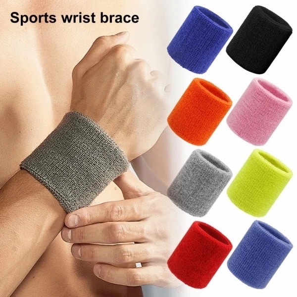 สายรัดข้อมือซับเหงื่อ Sweatband งานไทย มีหลายสี ซับน้ำดี