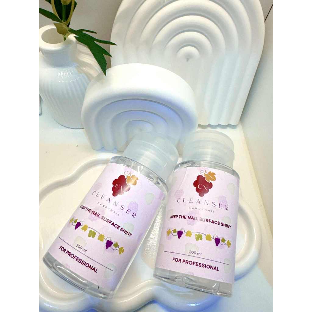 Cleanser ทำความสะอาดหน้าเล็บ ขนาด 150 ml และ 200 ml แบรนด์ candy