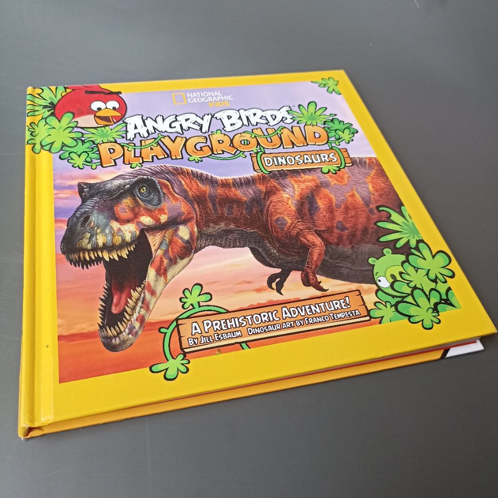 #A หนังสือความรู้ มือสอง : Angry birds Playground Dinosaurs. (National Geographic kids)