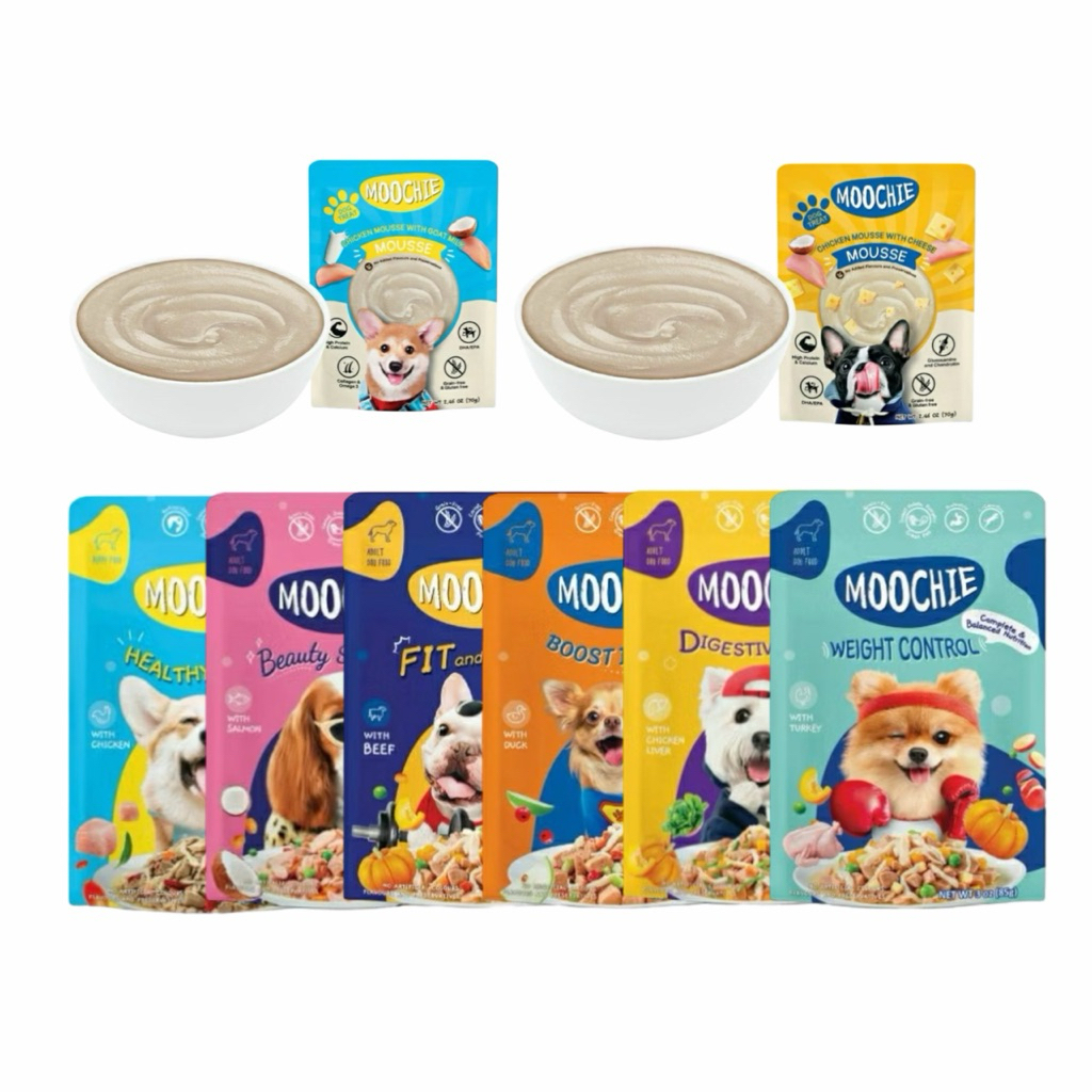 Moochie For Dog อาหารเปียกสำหรับสุนัข 85gx1ซอง