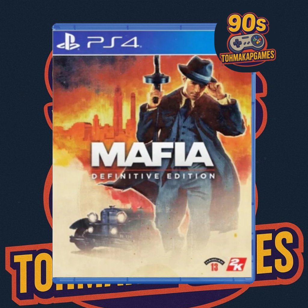(มือ2) แผ่นเกม PS4 : Mafia : Definitive Edition