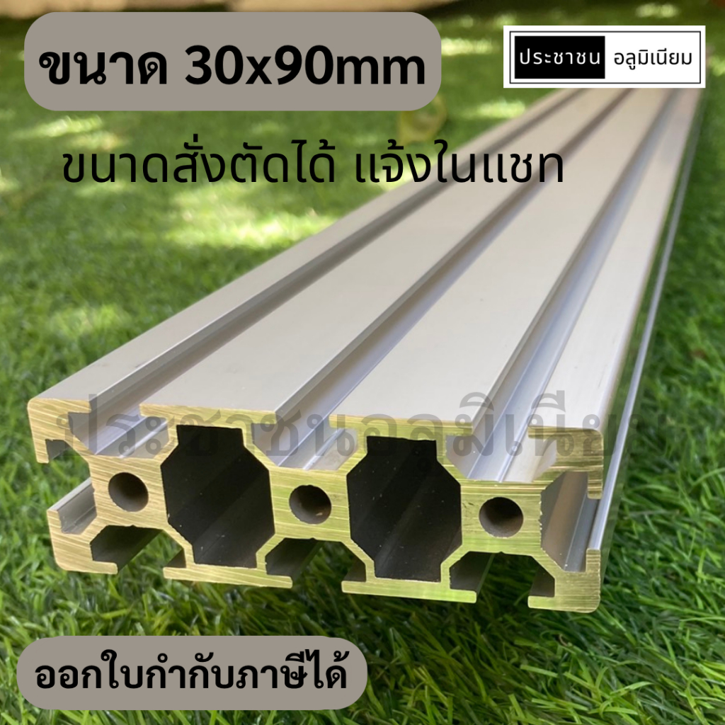 อลูมิเนียมโปรไฟล์ 30x90mm Aluminium Profile 30x90mm อลูมิเนียม3090